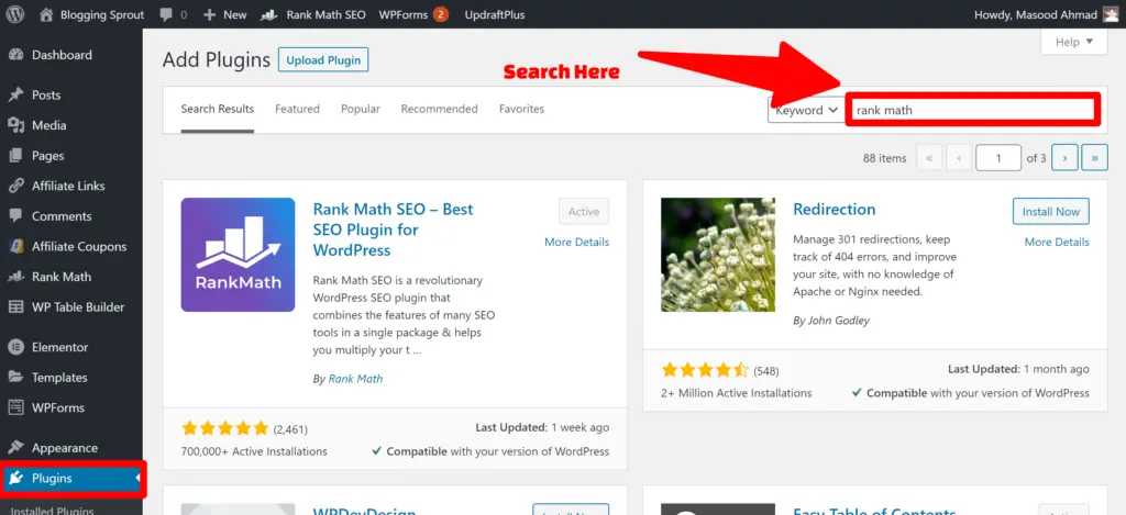 How to start a blog in 2023 {Beginner's Guide} - Awareshala 17 Add Plugins